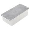 Hammond Flanged 1590 Series Die Cast Aluminium Enclosure, IP54, 52 mm Height x 187.5 mm Length x 119.5 mm Width 1590DFL