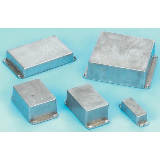 Hammond Flanged Die Cast Aluminium Enclosure IP54 55 mm x 119.5 mm x 119.5 mm 1590UFL