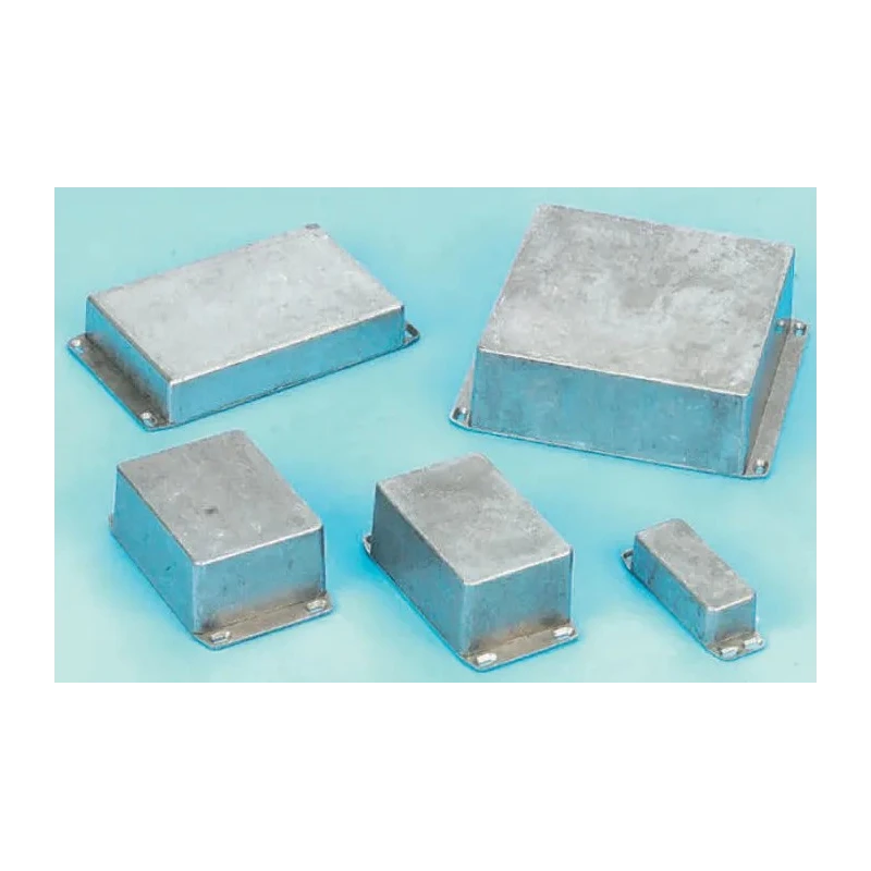 Hammond Flanged Die Cast Aluminium Enclosure IP54 55 mm x 119.5 mm x 119.5 mm 1590UFL