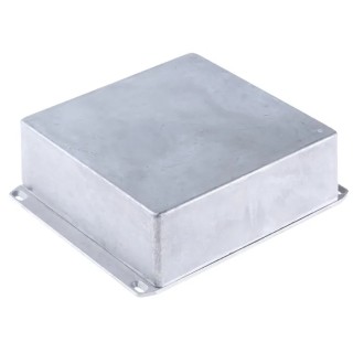 Hammond Flanged Die Cast Aluminium Enclosure IP54 Protection 63 mm x 187.5 mm x 187.5 mm 1590FFL