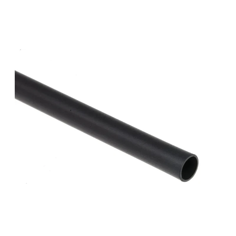 TE Connectivity Heat Shrink Tubing Black 4 mm Sleeve Diameter 1.2 m Length 4:1 Shrink Ratio HTAT-4/1-0-STK