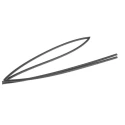 TE Connectivity Heat Shrink Tubing Black 4 mm Sleeve Diameter 1.2 m Length 4:1 Shrink Ratio HTAT-4/1-0-STK