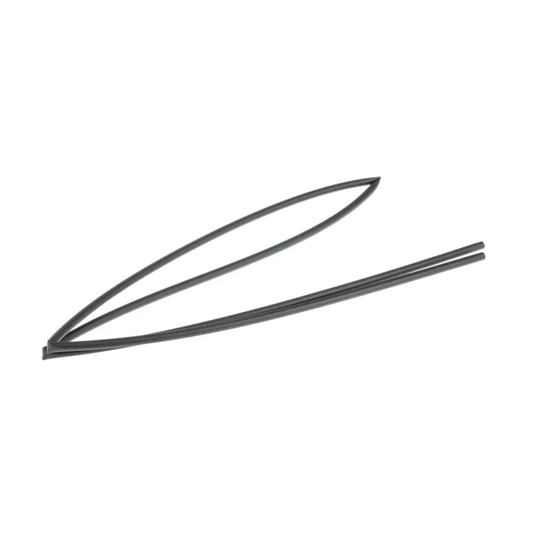 TE Connectivity Heat Shrink Tubing Black 4 mm Sleeve Diameter 1.2 m Length 4:1 Shrink Ratio HTAT-4/1-0-STK