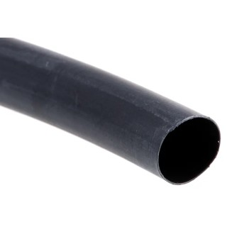 TE Connectivity Heat Shrink Tubing Black 8mm Sleeve Diameter x 1.2m Length 4:1 Shrink Ratio HTAT-8/2-0-STK