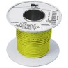 Alpha Wire Yellow Hook Up Wire, 16 AWG, 26x0.25 mm Core Strands, 30 m Length, Polyvinyl Chloride Jacket, 300 V 3057 YL005