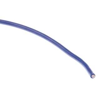 Alpha Wire 3057 Series Blue Hook Up Wire 16 AWG, 26/0.25 mm Core Strands, 30 m Length, Polyvinyl Chloride Jacket 3057 BL005