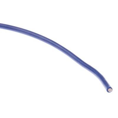 Alpha Wire 3057 Series Blue Hook Up Wire 16 AWG, 26/0.25 mm Core Strands, 30 m Length, Polyvinyl Chloride Jacket 3057 BL005