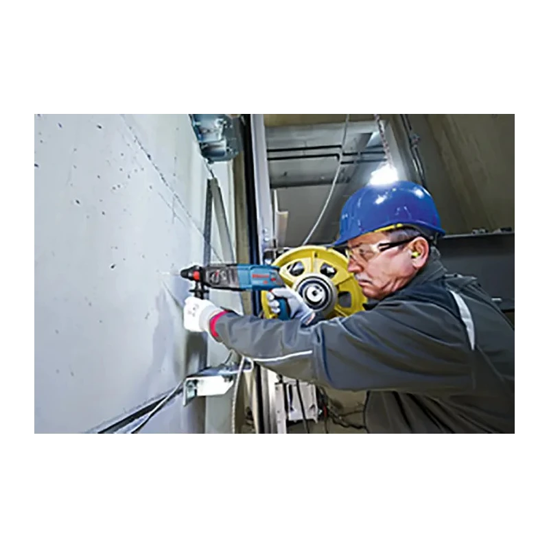 Bosch SDS Hammer Drill 230V Corded, 830W Power, Brushed Motor, SDS Plus Chuck, 900 RPM, Type F - Schuko Plug 06112A3000