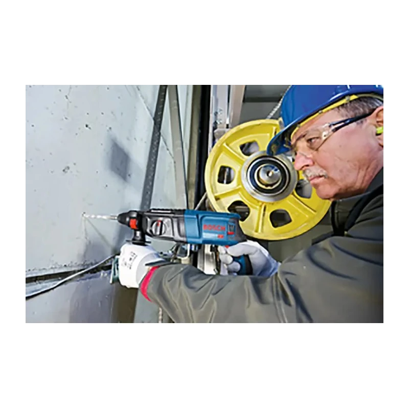 Bosch SDS Hammer Drill 230V Corded, 830W Power, Brushed Motor, SDS Plus Chuck, 900 RPM, Type F - Schuko Plug 06112A3000