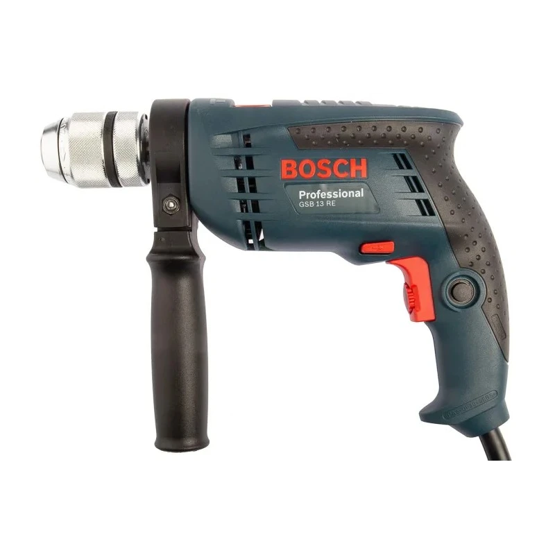 Bosch Corded Hammer Drill GSB Keyless 230V 301W Power 1.5 to 13 mm Chuck Size 0601217100