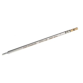 Metcal Soldering Iron Tip Chisel Shape 2.5 mm Width 9.9 mm Length 30° Angle CVC-7CH0025S