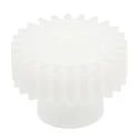 RS Pro Moulded 24 Teeth Spur Gear, 1 Module, 10mm Bore Diameter, 24mm Pitch Diameter, 15mm Hub Diameter, 9mm Face 182-7968