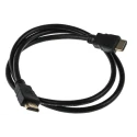 RS PRO 1 m 4K HDMI Cable Male to Male HDMI Connector, Black 182-8472