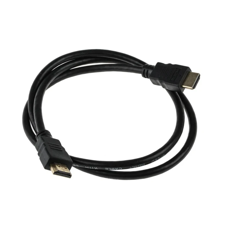 RS PRO 1 m 4K HDMI Cable Male to Male HDMI Connector, Black 182-8472