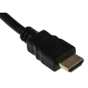 RS PRO 1 m 4K HDMI Cable Male to Male HDMI Connector, Black 182-8472