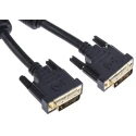RS PRO Male DVI-D Dual Link to Male DVI-D Cable 2m Polyvinyl Chloride Jacket Black 182-8565