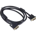 RS PRO Male DVI-D Dual Link to Male DVI-D Cable 2m Polyvinyl Chloride Jacket Black 182-8565