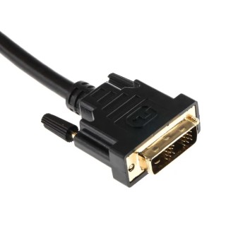 RS PRO Male DVI-D Single Link to Male DVI-D Cable, 5 m, Black Polyvinyl Chloride Jacket 182-8559