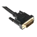 RS PRO Male DVI-D Dual Link to Male DVI-D Cable 3m Black Polyvinyl Chloride 182-8566