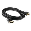 RS PRO Male DVI-D Dual Link to Male DVI-D Cable 3m Black Polyvinyl Chloride 182-8566