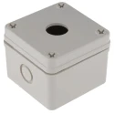 Siemens RS PRO Grey Plastic Push Button Enclosure 1 Hole 22.5 mm Diameter 182-8655