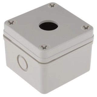 Siemens RS PRO Grey Plastic Push Button Enclosure 1 Hole 22.5 mm Diameter 182-8655