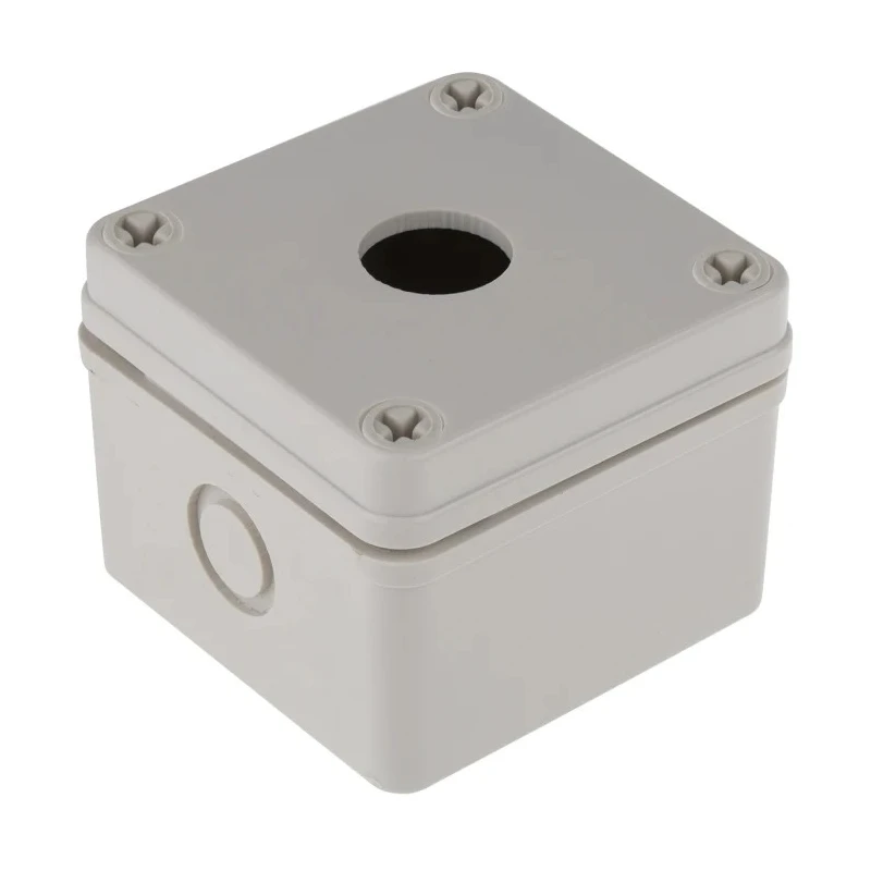 Siemens RS PRO Grey Plastic Push Button Enclosure 1 Hole 22.5 mm Diameter 182-8655