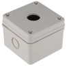 Siemens RS PRO Grey Plastic Push Button Enclosure 1 Hole 22.5 mm Diameter 182-8655