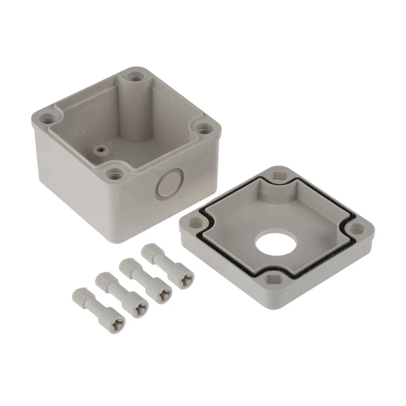 Siemens RS PRO Grey Plastic Push Button Enclosure 1 Hole 22.5 mm Diameter 182-8655
