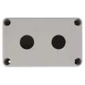 Schneider Electric RS PRO Grey Plastic Push Button Enclosure 2 Hole 22.5 mm Diameter IP66 Rated ABS Plastic 182-8656