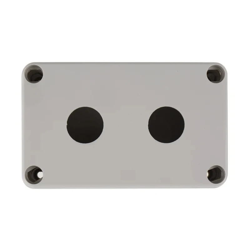 Schneider Electric RS PRO Grey Plastic Push Button Enclosure 2 Hole 22.5 mm Diameter IP66 Rated ABS Plastic 182-8656