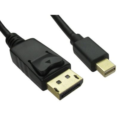RS PRO Polyvinyl Chloride Male DisplayPort to Male Mini DisplayPort Cable 5 m 182-8779