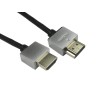 RS PRO 1 m 4K HDMI Cable Male to Male HDMI Connector Black PVC Jacket 182-8771
