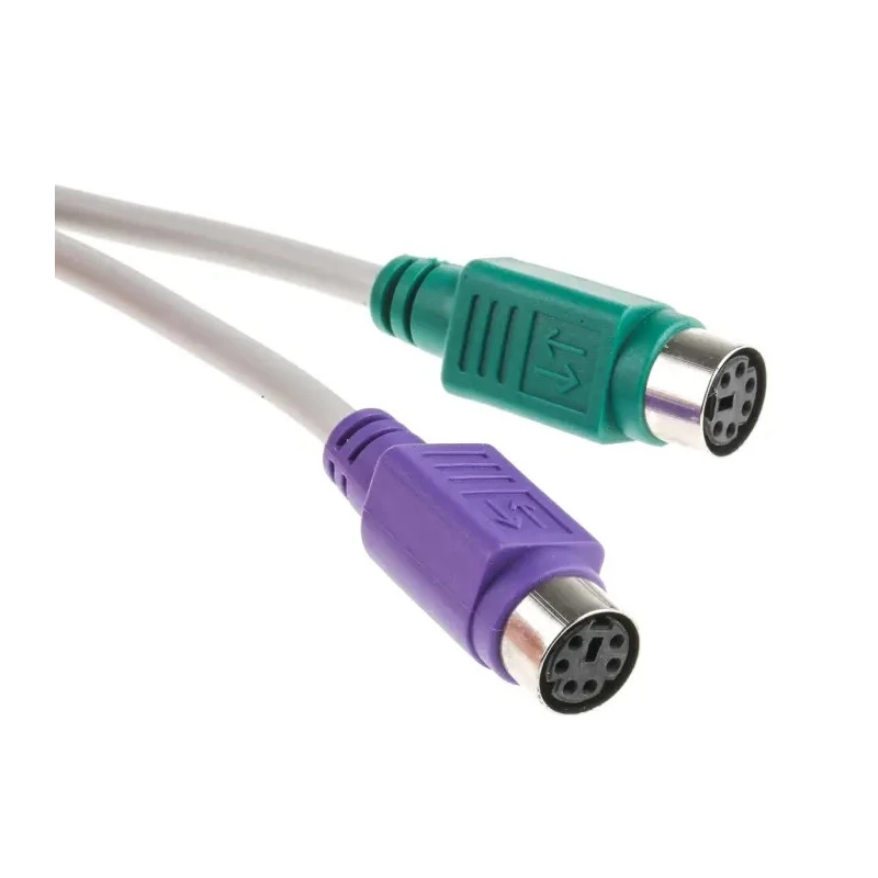 RS PRO 300 mm Male USB Type A to Female PS2 x 2 KVM Mixed Cable Assembly 182-8780