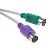 RS PRO 300 mm Male USB Type A to Female PS2 x 2 KVM Mixed Cable Assembly 182-8780
