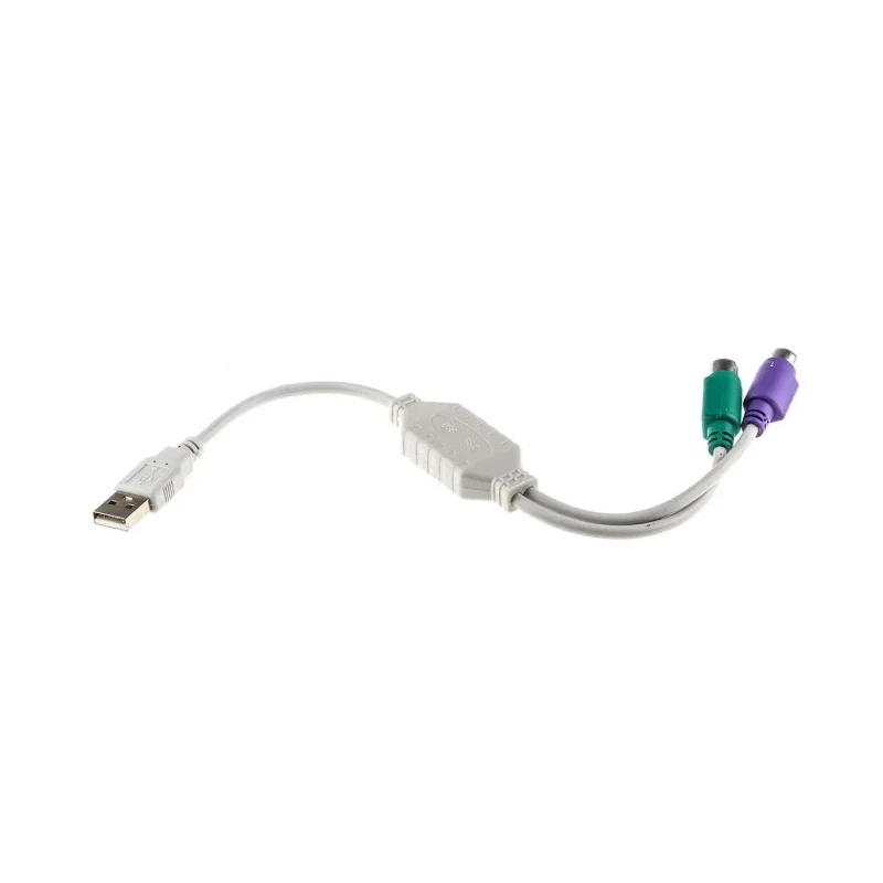 RS PRO 300 mm Male USB Type A to Female PS2 x 2 KVM Mixed Cable Assembly 182-8780