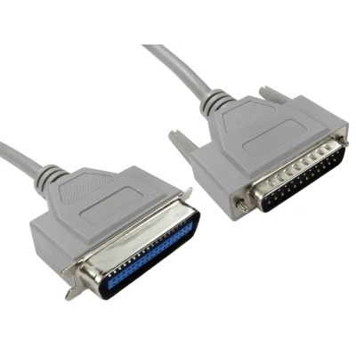 RS PRO Male Centronic D-Sub 25-Pin to Male C36 Parallel Cable 5 m Grey Sheath 182-8818