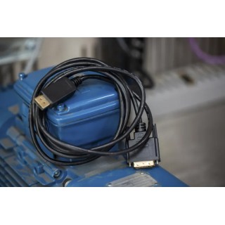 RS PRO Male DVI-D Dual Link to Male DVI-D Polyvinyl Chloride DisplayPort Cable 2m 182-8785