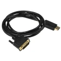 RS PRO Male DVI-D Dual Link to Male DVI-D Polyvinyl Chloride DisplayPort Cable 2m 182-8785