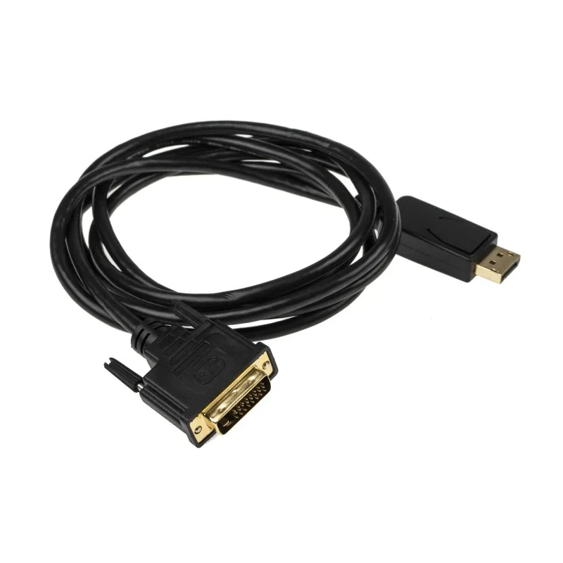 RS PRO Male DVI-D Dual Link to Male DVI-D Polyvinyl Chloride DisplayPort Cable 2m 182-8785