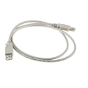 RS PRO IC Socket USB Cable Female USB Type A to Female USB 2.0 1m Grey 182-8830