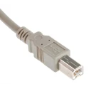 RS PRO IC Socket USB Cable Male USB Type A to Male USB B USB 2.0 1m Grey 182-8831