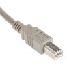 RS PRO IC Socket USB Cable Male USB Type A to Male USB B USB 2.0 1m Grey 182-8831