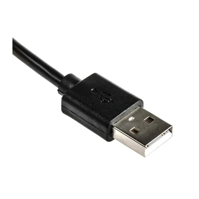 RS PRO IC Socket USB Cable Male USB Type A to Male Micro USB Type B USB 2.0 Black 150mm 182-8869