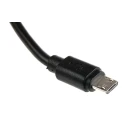 RS PRO IC Socket USB Cable Male USB Type A to Male Micro USB Type B USB 2.0 Black 150mm 182-8869