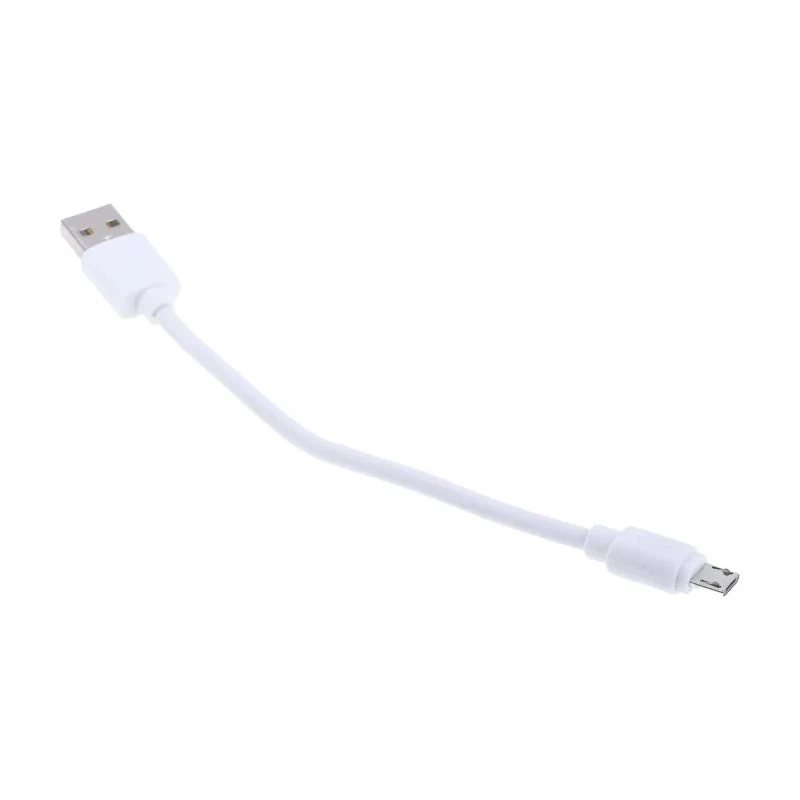 RS PRO IC Socket USB Cable 150mm White USB 2.0 Male USB Type A to Male Micro USB Type B 182-8870