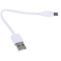 RS PRO IC Socket USB Cable 150mm White USB 2.0 Male USB Type A to Male Micro USB Type B 182-8870