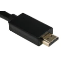 RS PRO Male DisplayPort to Male HDMI Polyvinyl Chloride DisplayPort Cable 3 m 182-8921