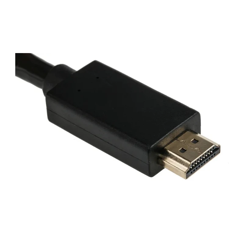 RS PRO Male DisplayPort to Male HDMI Polyvinyl Chloride DisplayPort Cable 3 m 182-8921