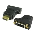 RS PRO Video Female DVI-D Straight HDMI AV Adapter 50.4mm Length PVC Housing Gold Flash Plated Contacts 182-8558